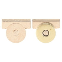 Tyeign Seamless Magnetic Snaps for Bags & Clothes, No-Sew 20 Mm Metal Buckle Clasps, 10-40 Pair Set for Purse Wallet Jacket Diy Crafts, Antique Bronze Finish, 1 Pair of Magnetic Buckles