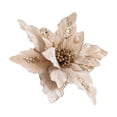 thumbnail image 2 of mtvxesu High Grade Flannel Powder Simulation Christmas Flower Decoration Pendant for Tree, 26X20Cm, 1 Pc, 2 of 6