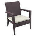 thumbnail image 2 of Compamia Miami Resin Club Chair in Brown, 2 of 10