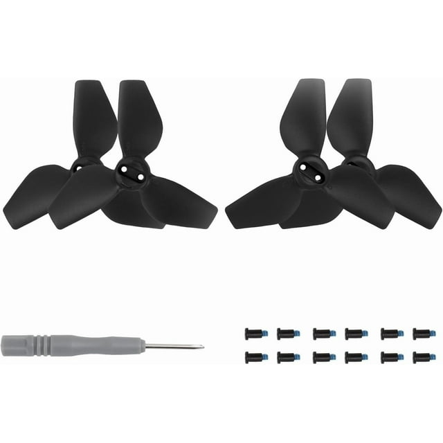 ZOUSSIQI 2016S Colored Propellers for DJI NEO Accessories Props Blades Replacement Parts (Black) CA919-64334