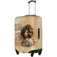 thumbnail image 2 of Travel Luggage Protector Cover Anti-Scratch Suitcase Cover Black Girl Design 4 Sizes pattern21, 2 of 8