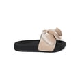 thumbnail image 2 of Women velvet Open Toe Bow Tie Footbed Sandal Slide 18158, 2 of 5