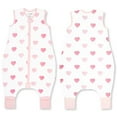 thumbnail image 6 of Toddler Sleep Sack with Feet 4T-5T, 0.5 TOG Organic Cotton Baby Wearable Blankets with Legs, Baby Sleeping Bag for Walkers, Early Walker X-Large, 6 of 7