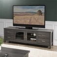 thumbnail image 2 of Hollywood Dark Gray Engineered Wood TV Stand with Closed Storage - TVs up to 85", 2 of 16