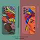 thumbnail image 2 of Funda líquida para Samsung Galaxy A52s A72 A53 A32 A22 A13 A02s A21s A12 A31 A71 A03s A10s Linda chica Africana afrocentrica qiuyongming unisex, 2 of 2