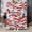 40x30inch(102cmx76cm), variant on Antique Santa Claus Snowflake Candy Cane Tree Gift Pattern Flannel Blanket - Cozy, Warm & Soft Multifunctional Digital Print Polyester Throw for Sofa, Office and Travel Use; Year-Round Decorative Cov