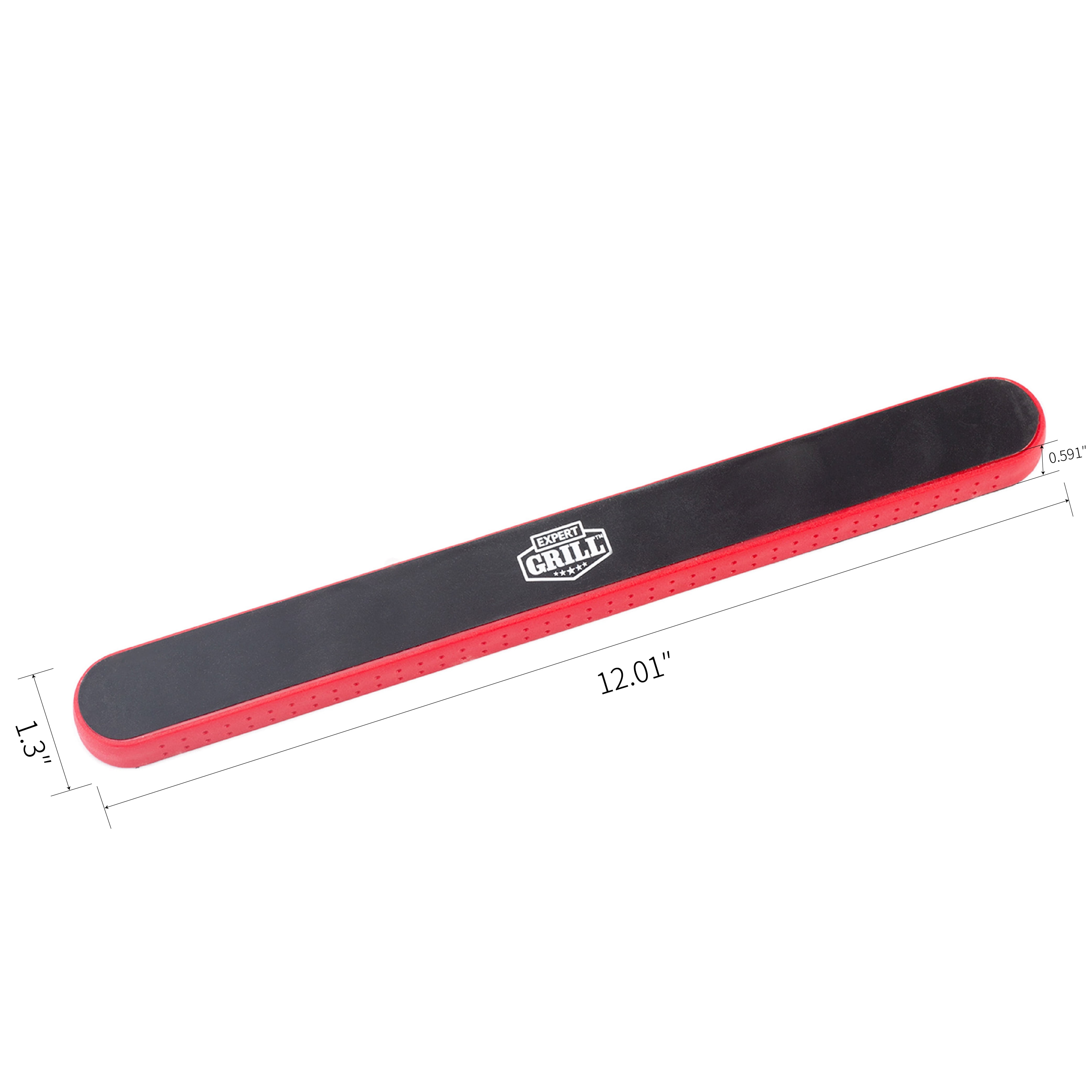 Expert Grill Red and Black  Magnetic BBQ Tool Bar Rack for Barbecue Utensils