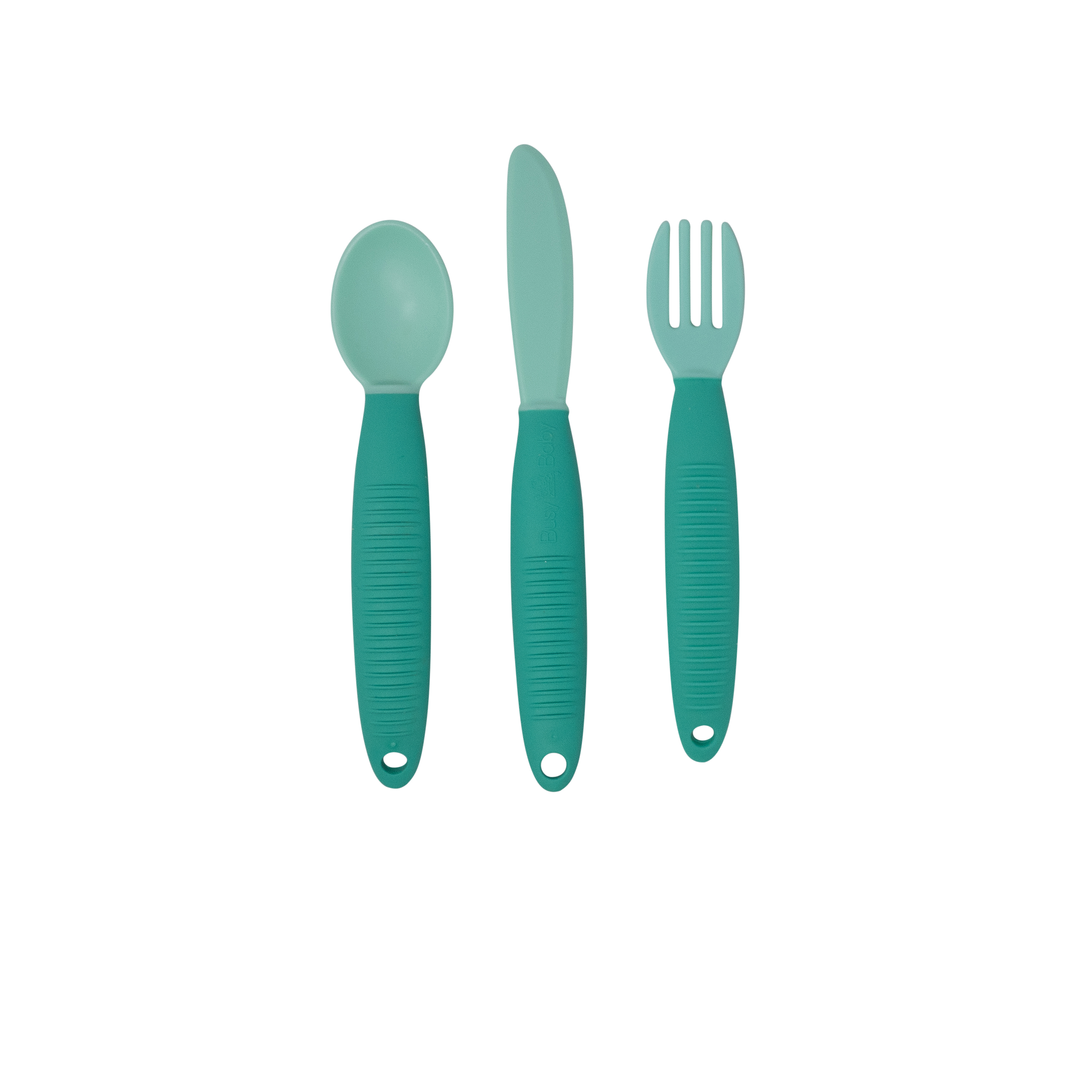 Busy Baby Silicone Bib with Food Catcher & Utensils photo 6