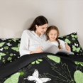 thumbnail image 5 of Feelyou Bohemian Butterfly Kids Bedding Comforter Set, Rustic Flower Floral Twin Comforter Sets, Dreamy Animal Green Reversible Bedding Set, Breathable Home Decor, 2-Piece, 5 of 8