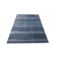 thumbnail image 2 of HR - 5x7 Rug Moroccan Pattern Anker Design Area Rugs Denim Blue Black Color, 2 of 11