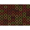 thumbnail image 1 of Ahgly Company Indoor Rectangle Patterned Chocolate Brown Area Rugs, 7' x 10', 1 of 6