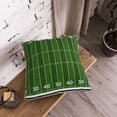thumbnail image 5 of KLL American Football Field Decorative Throw Pillow Covers Velvet Soft for Couch Sofa Bedroom Living Room Outdoor (No pillow core)- 18"x18", 5 of 5