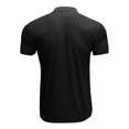 thumbnail image 4 of xiaxaixu Men’s Shirt, Short Sleeve Shirt Turn-down Collar Button Closure Ribbed Solid Summer Tops for Casual Daily, 4 of 6