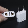 thumbnail image 3 of European Plug Adapter, Europe Power Plug Adapters, Travel Power Plug Universal Power Outlet Wall Plug Converter Input Europe/asia Plug (5 Pcs, Whi, 3 of 5