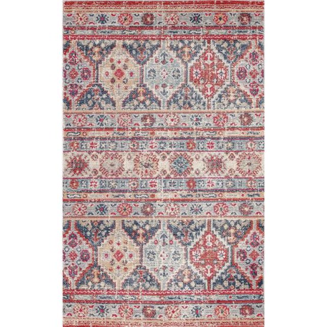 Trans-Ocean Importe LGC23751944 23 x 38 Po Liora Manne Legacy Rayures Tapis Rectangle Tissé Wilton d'Intérieur - Multicolore