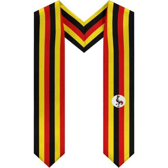 DABOYOZHZH Uganda Flag Cool Graduation Stole Shawl Sash Honor For Study Aboard International Students
