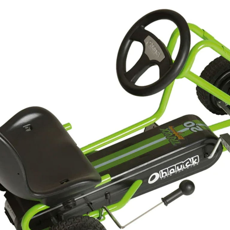 Hauck Lightning Ride-On Pedal Go-Kart Activity Green or Pink