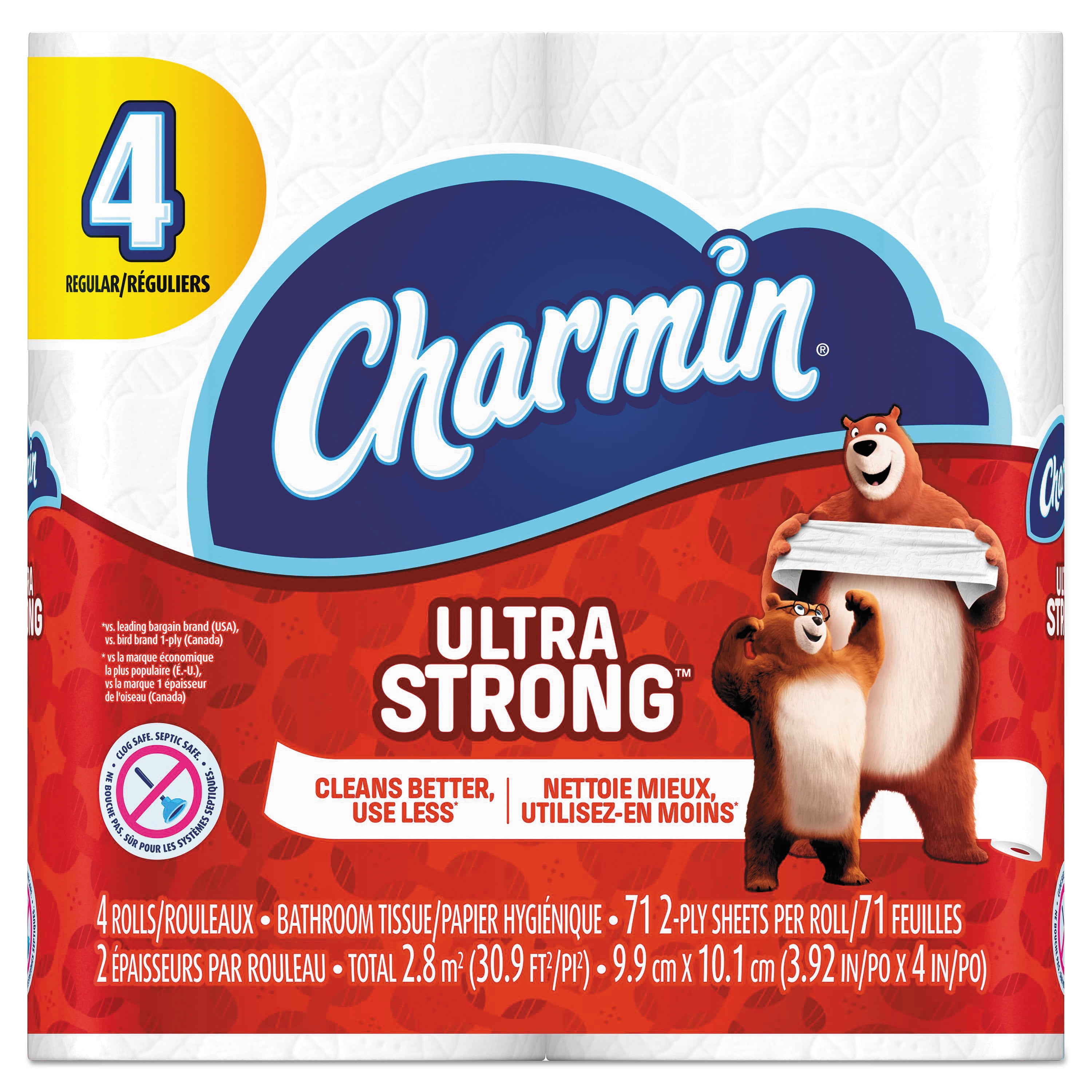 Charmin Ultra Strong Toilet Paper 4 ct Pack