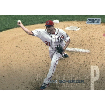 Washington Baseball Stadium 2018 Topps Stadium Club #69 Max Scherzer Washington Nationals Baseball Card - *GOTBASEBALLCARDS ()