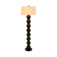 thumbnail image 3 of Sagebrook Home 69" Black Resin/Metal Stacked Totem Floor Lamp, 3 of 9