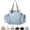 Blue, variant on Multifunctional Travel Diaper Bag, 4-in-1 Backpack Tote for Mom, Large Capacity 36-55L with 15 Pockets, Water-Resistant, Stroller StrapsCapacity