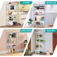 thumbnail image 6 of 5 Tier Wire Shelving Unit, Height Adjustable Wire Shelves, Metal Storage Rack Organizer for Laundry, Kitchen, Bathroom, Pantry, Closet (13.5"D x 29"W x 59"H, Chrome), 6 of 8