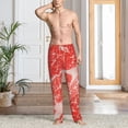 thumbnail image 6 of Lsque Beef Steaks Print Men's Pajama Pants, Lounge Pant - Comfortable Home Wear,Elastic Waistband, Stylish Design-Small, 6 of 9