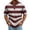 F3-Deep Red, variant on Mens Stripes Polo Shirts Short Sleeve Button Down Shirts Collared Fast Dry T-Shirt Breathable Athletic Casual Summer Top,Brown L
