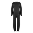 thumbnail image 3 of Oyolan Special Needs Adaptive Clothing for Children Long Sleeve Zip Back Jumpsuit Anti-Strip Romper Long Leg Bodysuit Black 6, 3 of 7