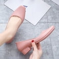 thumbnail image 6 of NOKIO Women's Low Chunky Heels Dress Shoes Women Shoes Coarse Heels Short Leather Boots Boots High Heels Women Boots Fashion Zipper Shoes Closed Toe Comfortable Wedding Work Pumps Shoes, 6 of 8
