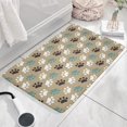 thumbnail image 3 of Paw Prints Flannel Non Slip Door Rugs,Washable Door Mats Indoor,Decorative Door Mats,Dirt-Resistant and Absorbent Doormat for Entrance,Bedroom,Kitchen,Bathroom,23.5x16in(60x40cm), 3 of 5