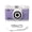 Purple, variant on Rupoun 50MP 1080P Digital Camera Front Rear Dual Cameras Compact Small Camera with 8X Digital Zoom 2.4 in / 6 cm Screen 800mAh Battery Black