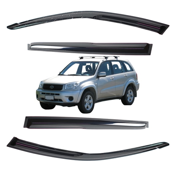 Window Vent Visor Fits for Toyota RAV4 2001-2005 Side Sun Rain Deflector Guard š