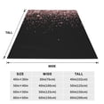 thumbnail image 3 of Bixox Fleece Blanket Rose Gold Glitter1 Pattern Super Soft Double-Sided Microfiber Flannel Blanket for Sofa, Bed, Couch,Suitable for All Seasons -, 3 of 5