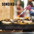 thumbnail image 2 of Sondiko - Linterna de butano PS400, linterna de cocina culinaria recargable, con bloqueo de seguridad y llama continua para cocinar, crema Brulee, barbacoa, bricolaje y soldadura (gas buta Sondiko NA, 2 of 7