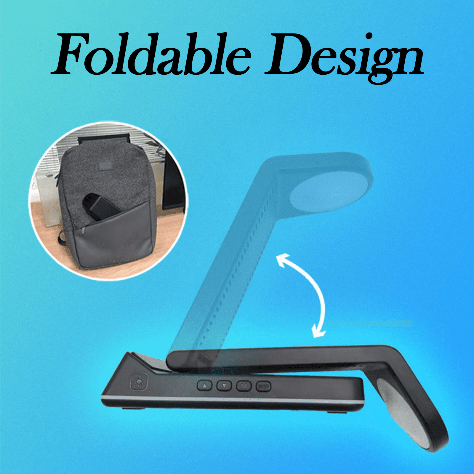 5-in-1 Wireless Charging Station - Fast 15W Qi Charger for iPhone, Apple Watch & AirPods - Foldable Design
