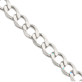 thumbnail image 2 of 925 Sterling Silver 5.3mm Curb Link Chain Necklace, 2 of 4