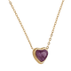thumbnail image 2 of LuckyLy Juego de Joyería para Mujer de Corazón con Piedras Naturales, Set Collar y Aretes Acero Inoxidable con Baño Oro 14k – Regalos para Mujer Navidad y Regalos para Mamá Día de violeta Unitalla, 2 of 7