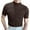 Brown, variant on YM Turtle Neck Shirt Men Casual Turtleneck Neck T Shirt Slim Fit Short Sleeve Summer Basic Tops Solid Tops Fashion Tee Shirt, S-3XL
