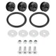 thumbnail image 4 of Quick Release Fasteners Washers Bolts for Front Rear Trunk Hatch Lids Bumpers Universal Black, 4 of 5