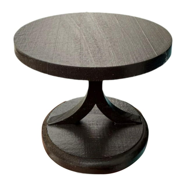 Milaget Table d'Appoint de Maison de Poupée 1:12, Accessoires de Mobilier Mini, Table d'Appoint Miniature de Maison de Poupée 1:12 de Simulation pour Déco de Maison de Poupée Table d'Appoint Ronde