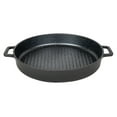 thumbnail image 3 of MasterPan MP-107 12 in. Stovetop Oven Grill Pan with Heat-in Steam-Out Lid - Black, 3 of 9