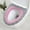 Pink, variant on Horivan Warm Toilet Seat Cover for Winter Soft Cushioned Toilet Seat Protector Washable Knitted Fabric Non Slip Bathroom Accessories for Home Comfort