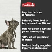 PureBites Chicken Freeze Dried Dog Treats, 1 Ingredient, 3oz