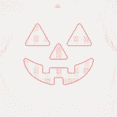thumbnail image 4 of Inktastic Plaid Pastel Pink Pumpkin Face Halloween Decor Girls Baby T-Shirt, 4 of 5