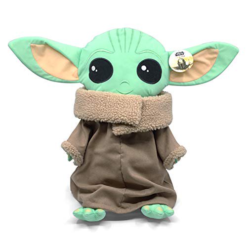 Star Wars The Mandalorian Green Baby Yoda Pillow Buddy, 100 Microfiber