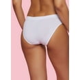 thumbnail image 2 of Womens Solid White Seamless Bikini Panty, 2 of 2