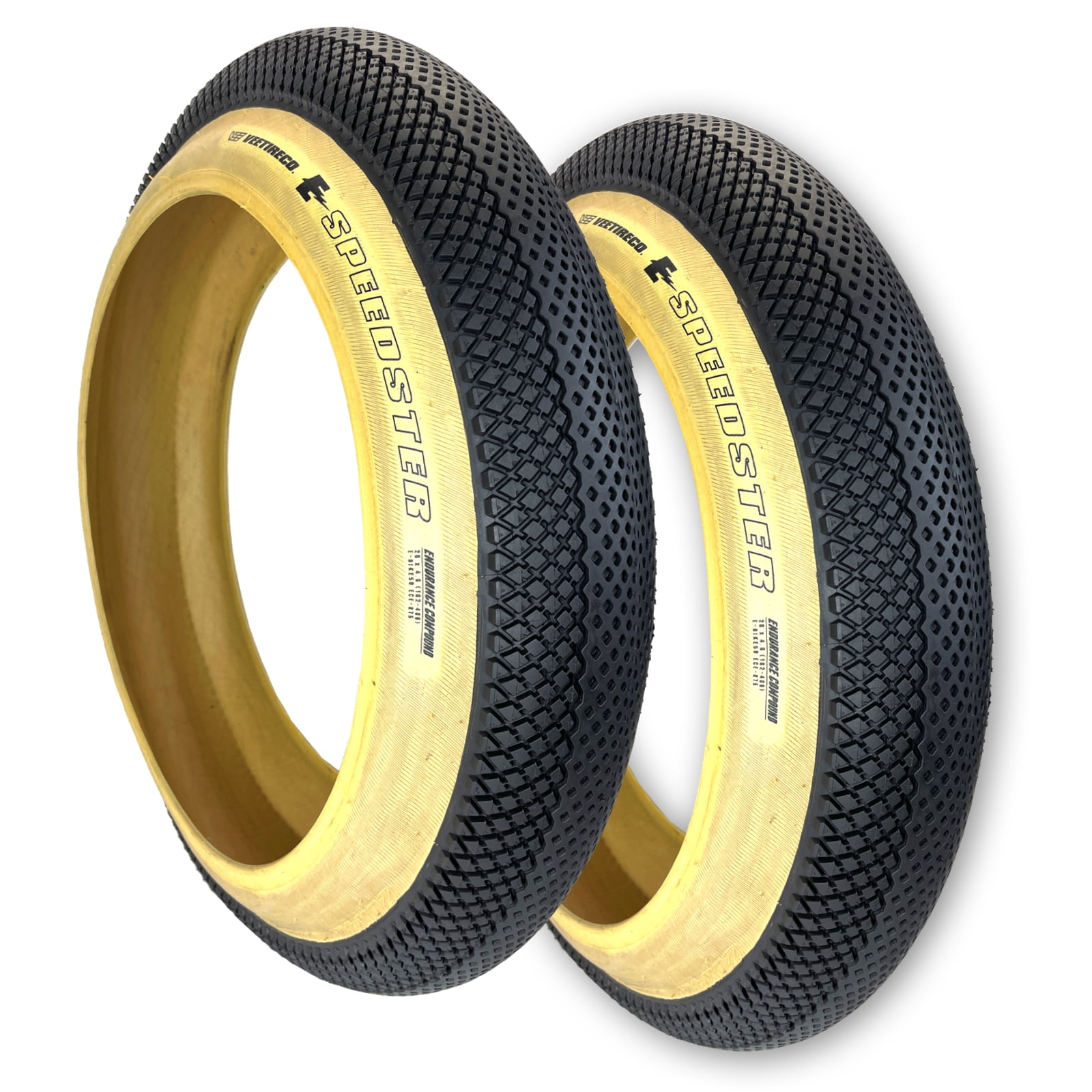 専用　vee tire speedster 20×4.0 ホワイト mate Vee Speedster Whitewall 20 x 4 inch Tire for Ebikes – Custom