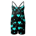 thumbnail image 4 of Pajamas for Women Set Casual Valentine'S Day Printed Camisole And Shorts Sleepwear for Women, 4 of 4