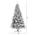 thumbnail image 2 of Nearly Natural 8ft Flocked White River Mountain Pine Artificial Christmas Tree, 2 of 6